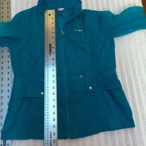 Lancetti Golf Milano Jacket Womens Lightweight Athletic Size 90-165 Blue Zip Up - Picture 7 of 8